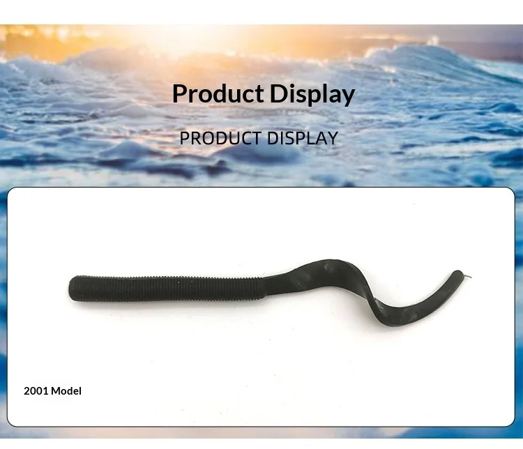 CHEERY Curly Tail Fishing Bait 88mm/2.64g Carp 、 Bass 、 ABS Pencil Lure - view 15
