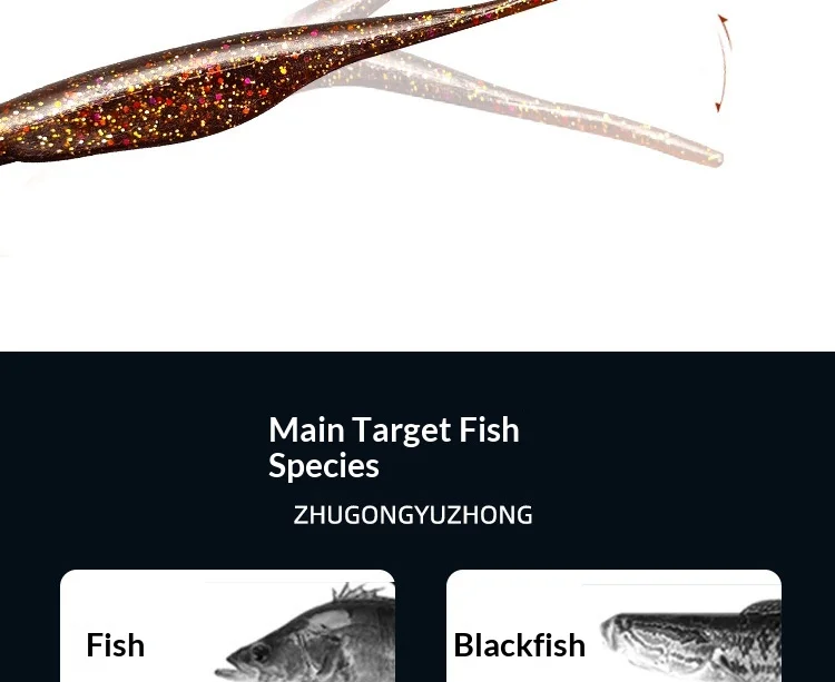 2025 Soft Plastic Lure for Bass 、 130 mm ABS Pencil Lure - view 18