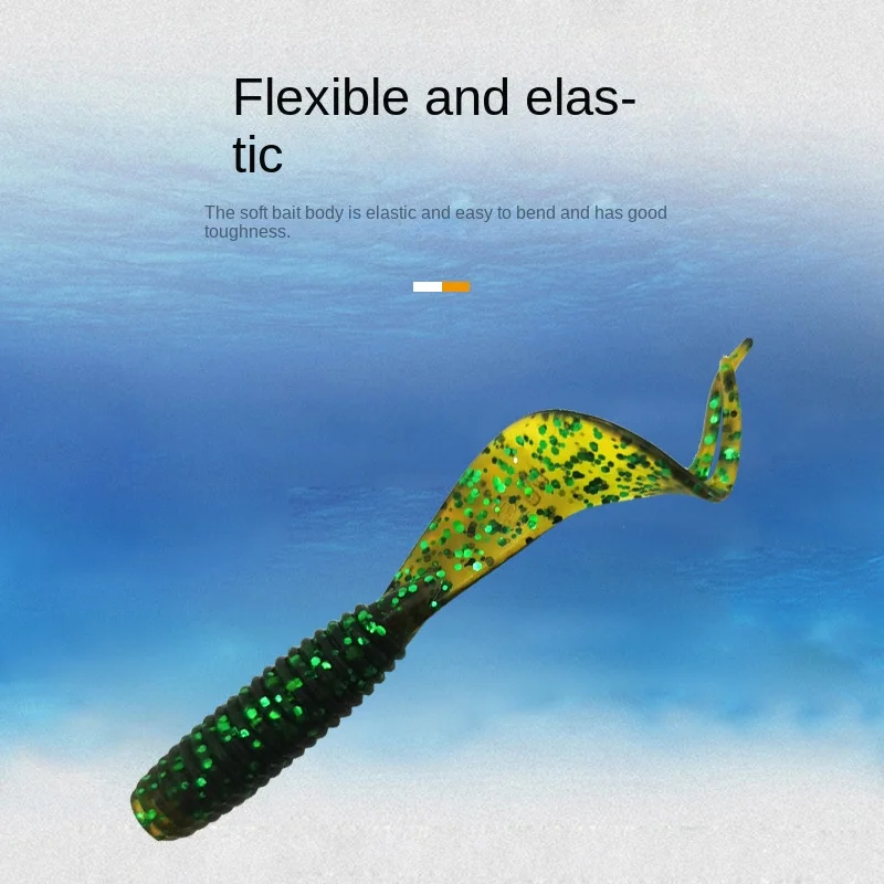 Fishing Bait 、 Curly Tail 、 Stainless Steel Artificial Bass ABS Pencil Lure - view 9