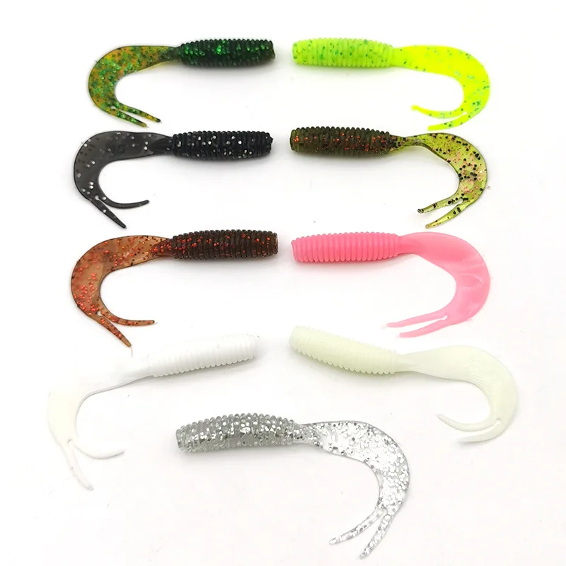 Fishing Bait 、 Curly Tail 、 Stainless Steel Artificial Bass ABS Pencil Lure - view 10