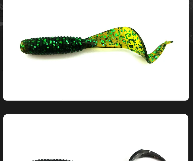 Fishing Bait 、 Curly Tail 、 Stainless Steel Artificial Bass ABS Pencil Lure - view 12