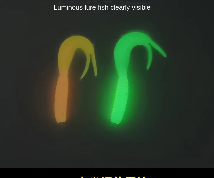 Fishing Bait 、 Curly Tail 、 Stainless Steel Artificial Bass ABS Pencil Lure - view 13