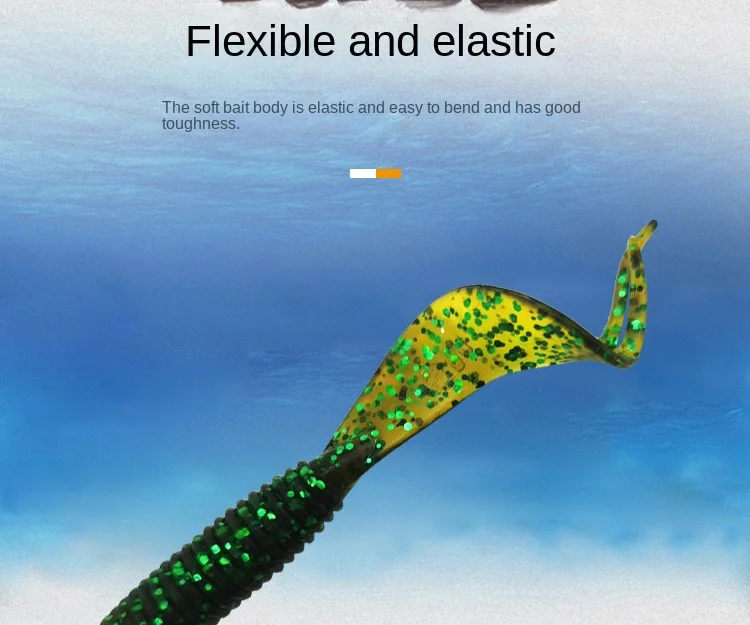 Fishing Bait 、 Curly Tail 、 Stainless Steel Artificial Bass ABS Pencil Lure - view 15