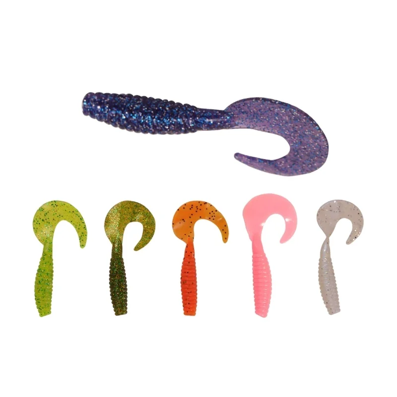 Soft Lure Stainless Steel Sea Fishing Artificial Bait Bass Worm