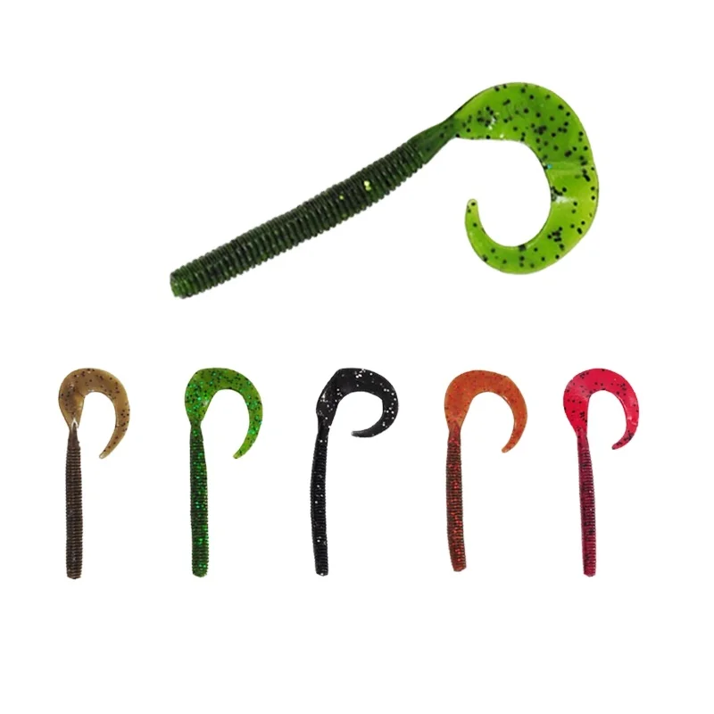 Lure Curl Tail Soft 25 g Plastic for Bass Stainless Steel 10 ABS Pencil Lure - view 9