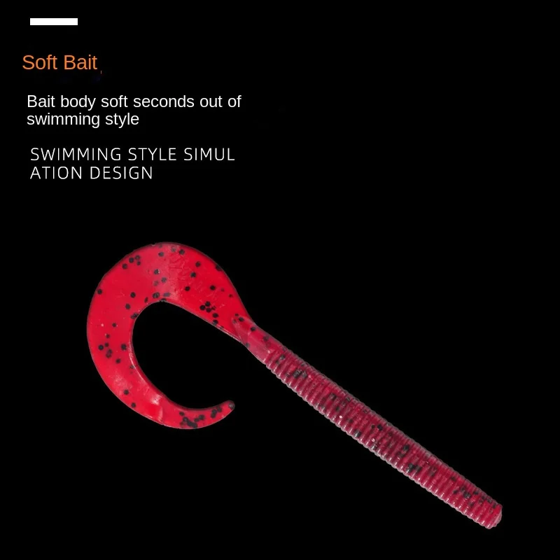 Lure Curl Tail Soft 25 g Plastic for Bass Stainless Steel 10 ABS Pencil Lure - view 10
