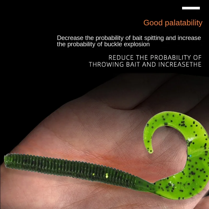 Lure Curl Tail Soft 25 g Plastic for Bass Stainless Steel 10 ABS Pencil Lure - view 11