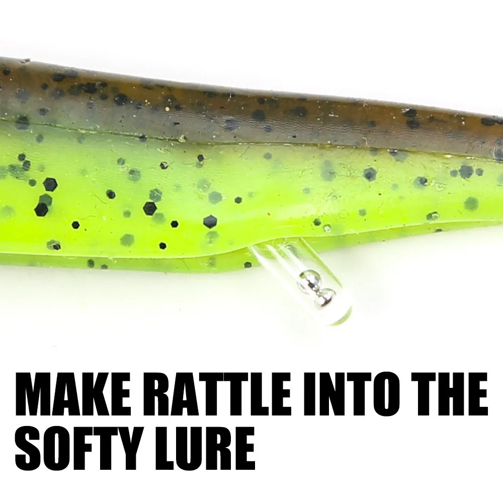 Factory Direct Supply Glass Rattle Beads 2 Soft Lure