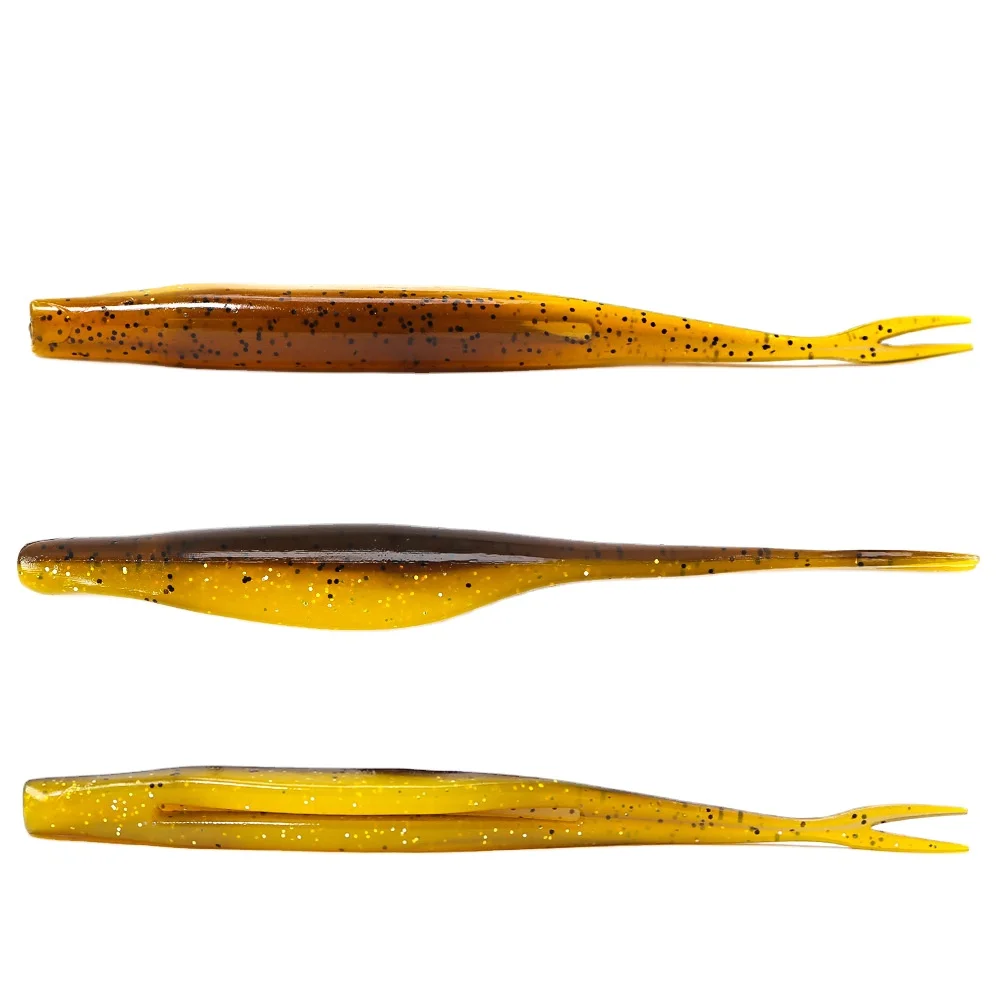 Soft Swimbait Bass Plastic Lure 3 Stainless Steel ABS Pencil Lure - view 15