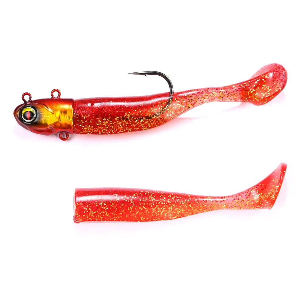 Lead Sea Fishing +T Soft Lure Set Worm for Bass ABS Pencil Lure - view 5