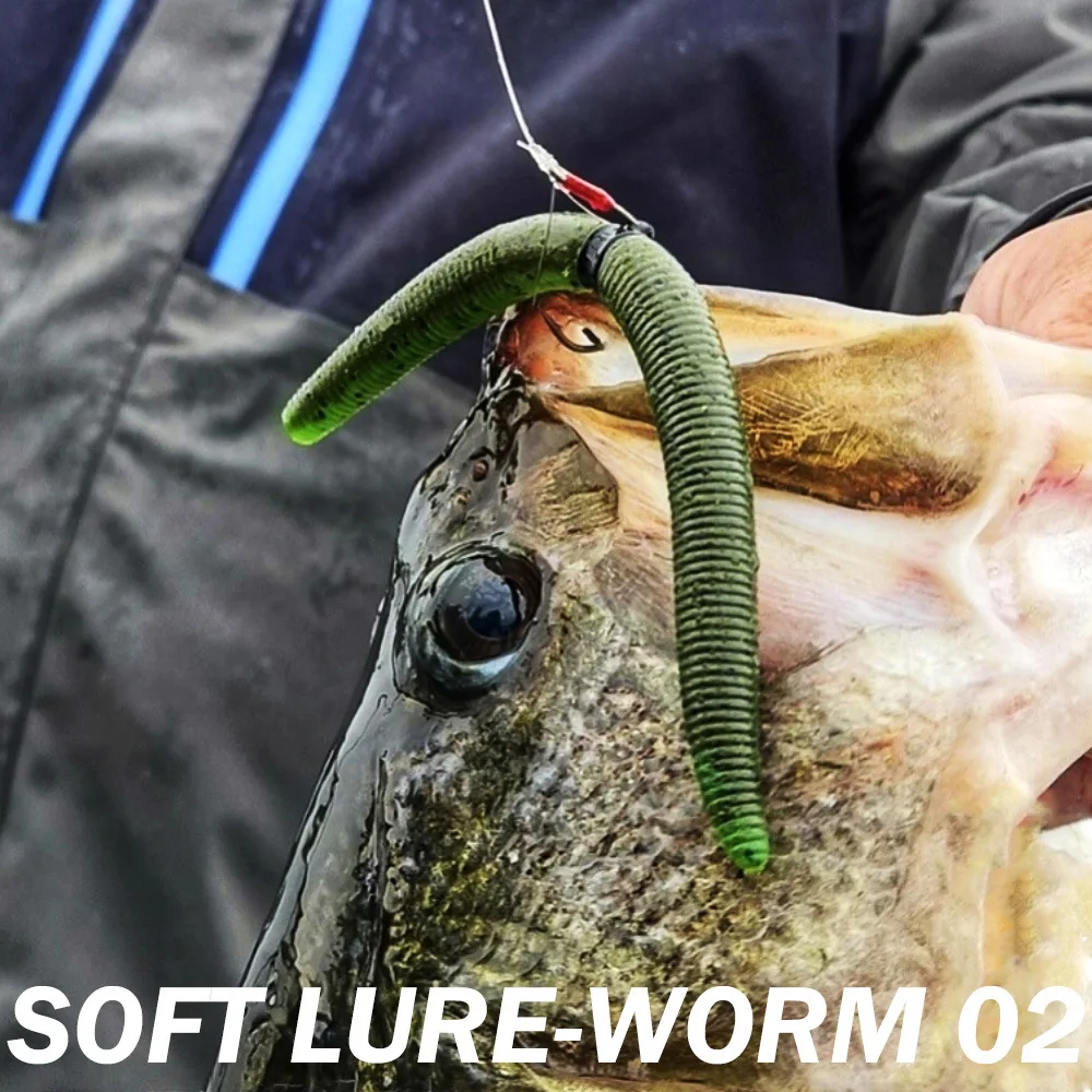 Stick Bait Soft Lure Set 40 Stainless Steel Artificial Worm ABS Pencil Lure - view 8