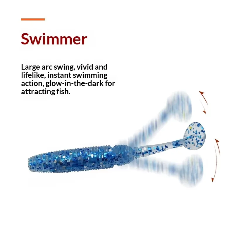 T Soft Lure 03 g Artificial Freshwater Bass Fishing Bait 14/12 ABS Pencil Lure - view 4