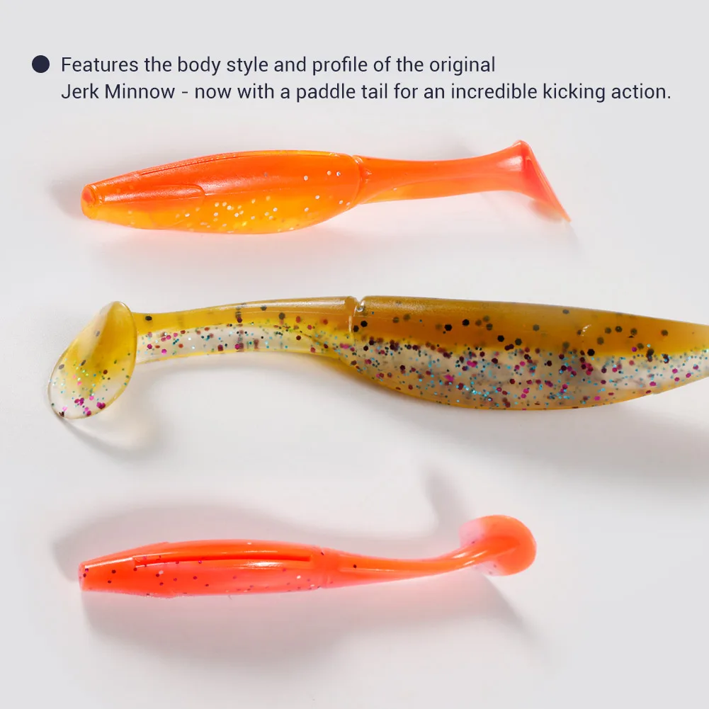 PVC Sinking Sea Fishing Bait Pike Bass Soft Plastic ABS Pencil Lure - view 12