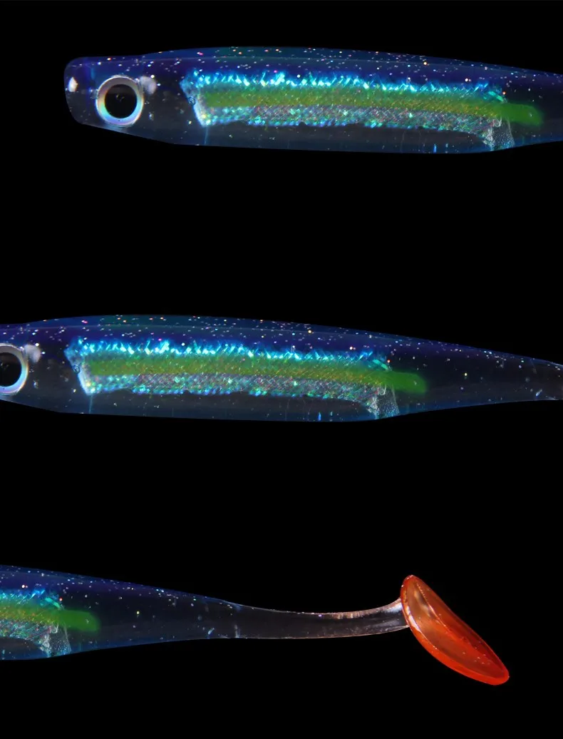 PVC Sinking Sea Fishing Bait Pike Bass Soft Plastic ABS Pencil Lure - detail 1