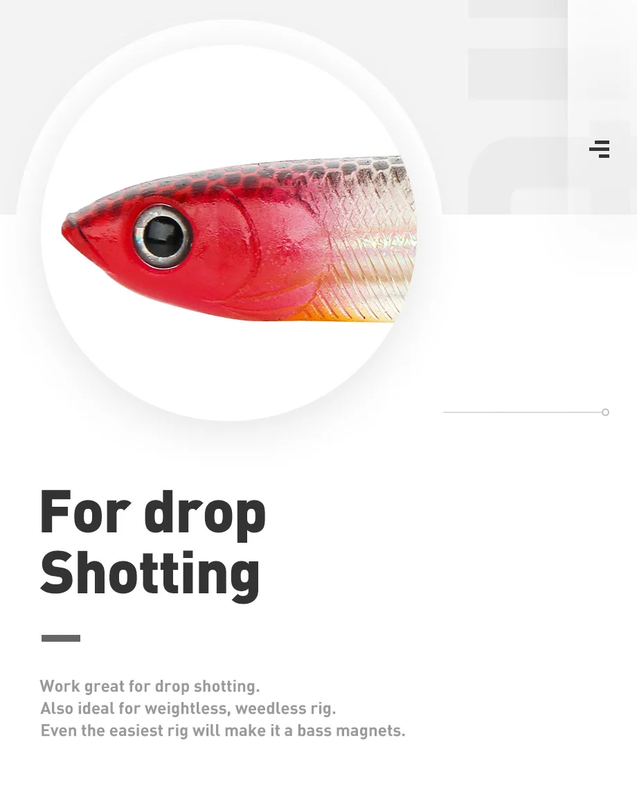 Paddle Tail Plastic Shad Soft Fishing Soft Lure ABS Pencil Lure - view 10