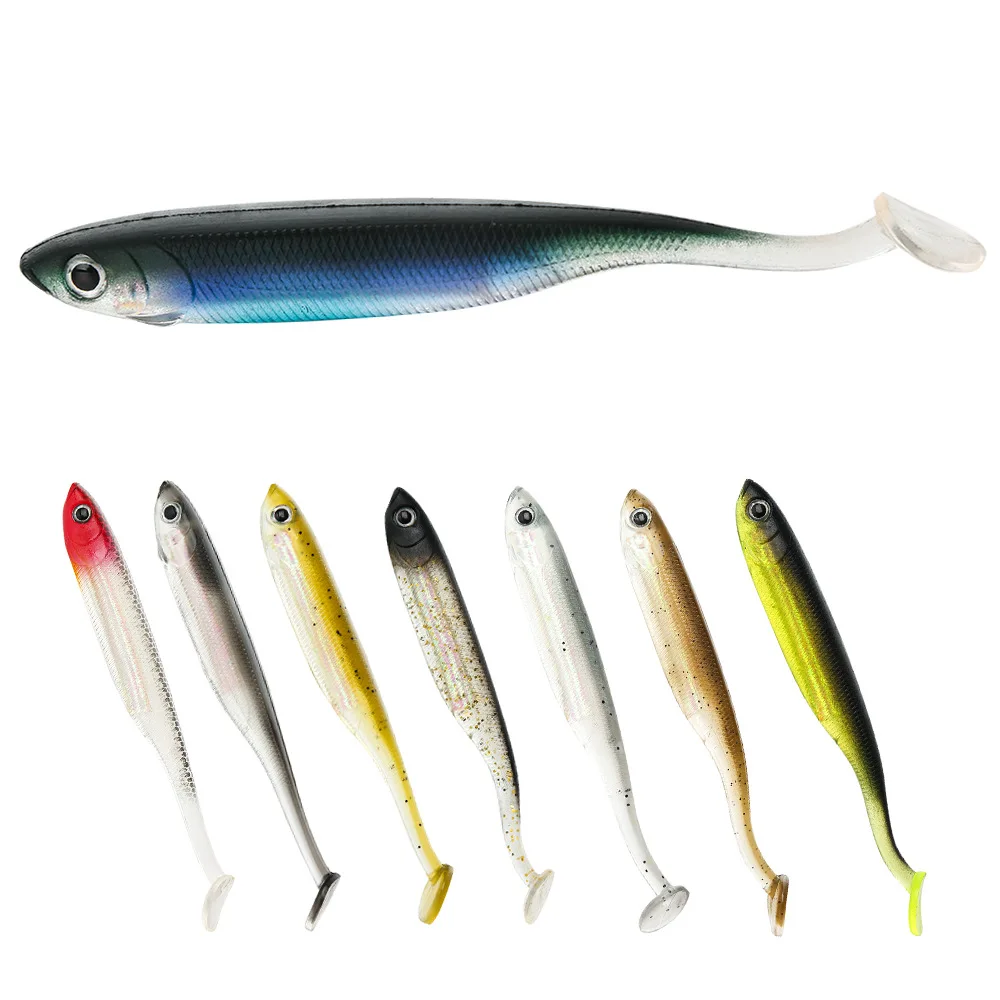 Paddle Tail Plastic Shad Soft Fishing Soft Lure ABS Pencil Lure - view 14