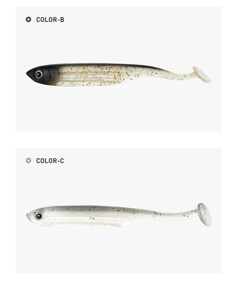 Paddle Tail Plastic Shad Soft Fishing Soft Lure ABS Pencil Lure - view 17