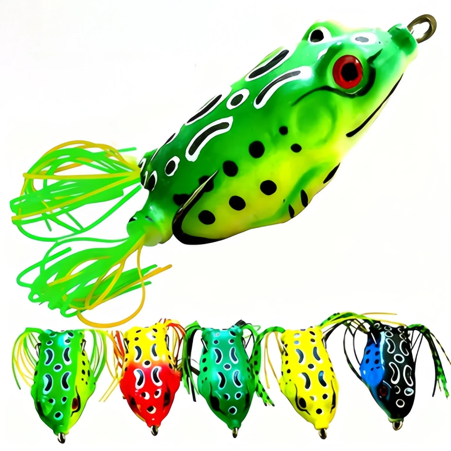 Frog Lure Fishing Bait Set Soft Plastic