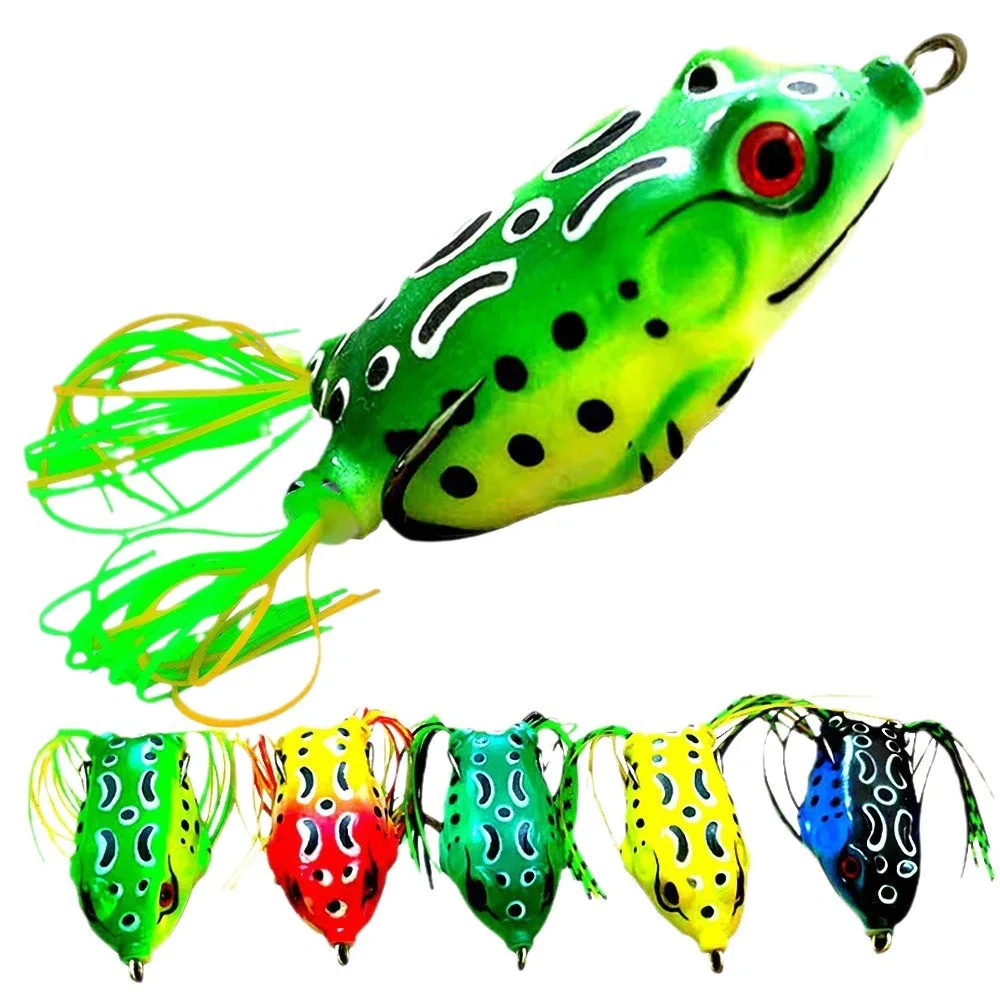 Frog Lure Fishing Bait Set Soft Plastic ABS Pencil Lure - view 6