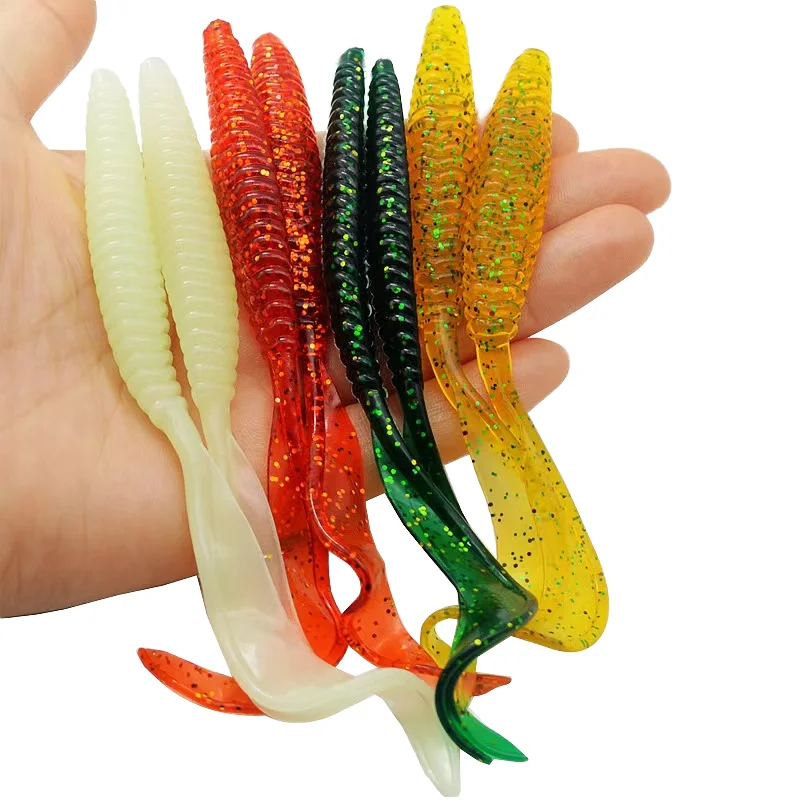 13 cm 5.5 g Soft Worm Fishing Bait, Plastic Lure