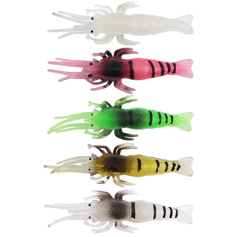 CHEERY 4.8cm 1g Luminous Soft Lure Plastic Shrimp Fishing Bait ABS Pencil Lure - view 13