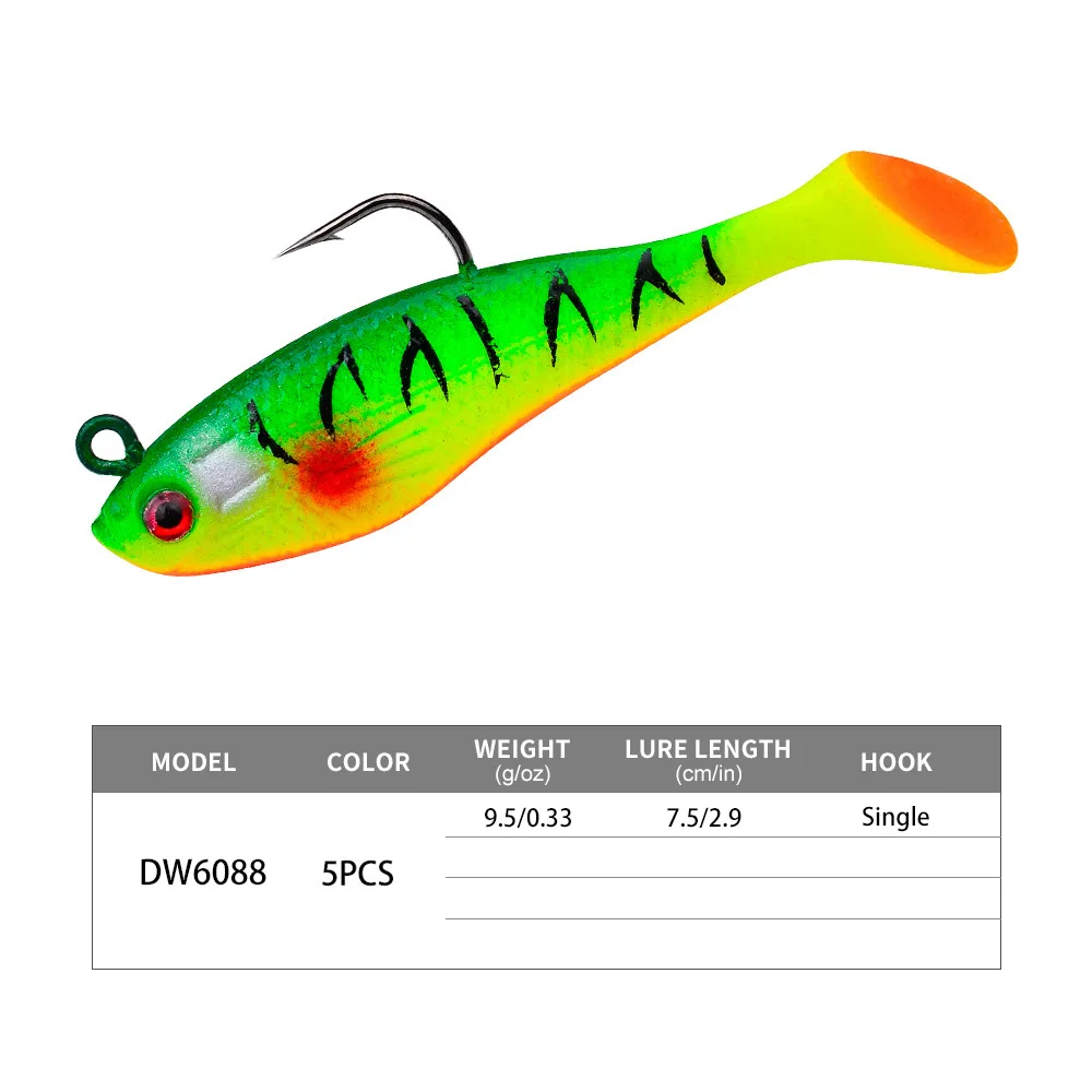 CHEERY SO073 8cm 10g ABS Soft Lure Lead Fishing Bait, T, for Ice ABS Pencil Lure - view 12