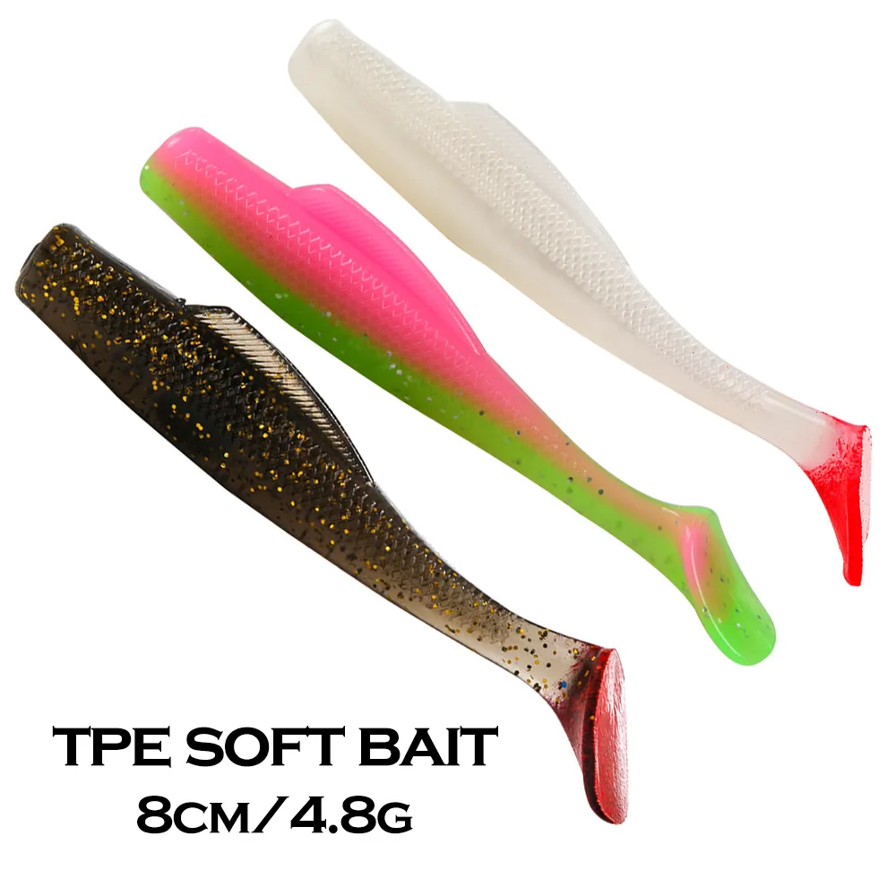 CHEERY 80mm TPE Soft Lure 4.8g 6 ABS for Carp 、 、 Bass 、 、 Cod ABS Pencil Lure - view 9
