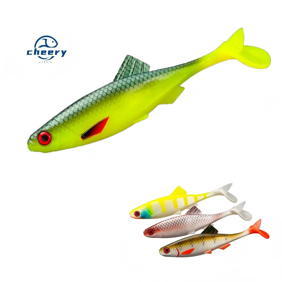 CHEERY Stainless Steel T Soft Plastic Lure 15 cm /20 cm Sea