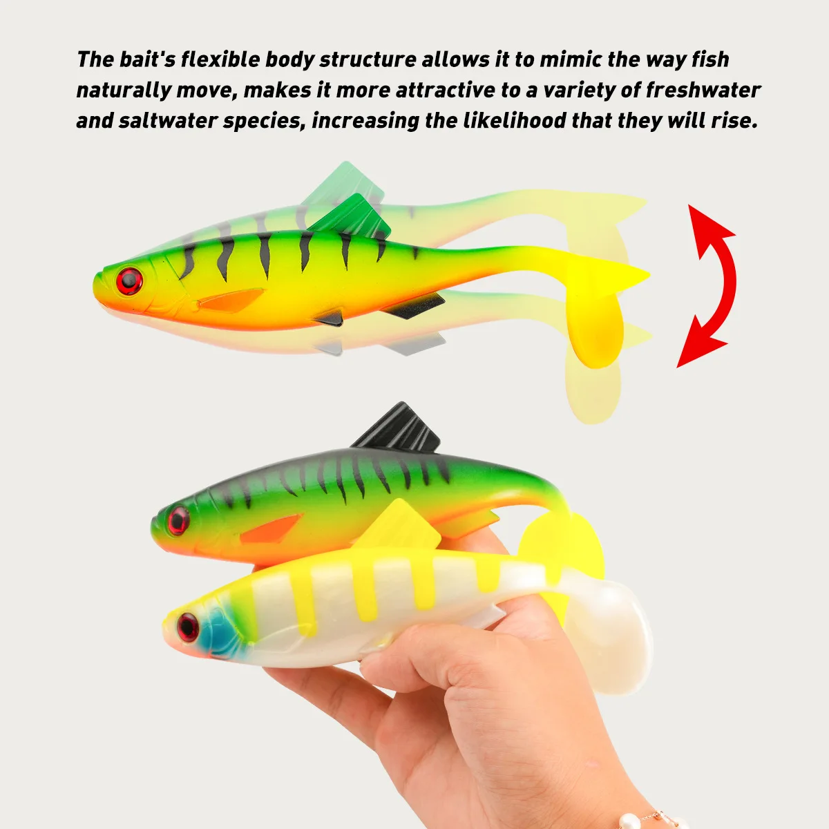 CHEERY Stainless Steel T Soft Plastic Lure 15 cm /20 cm Sea ABS Pencil Lure - view 8