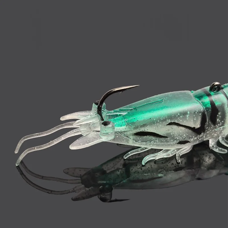 10.5g 14g 18.5g Shrimp Fishing Bait, for Saltwater Fish Bass, ABS Pencil Lure - view 14