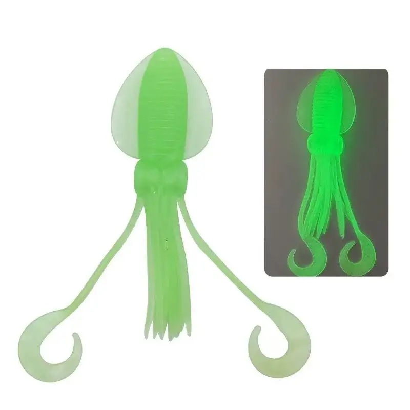CHEERY 12cm 15cm 18cm PVC Luminous Squid Fishing Bait Tuna Sea ABS Pencil Lure - view 8
