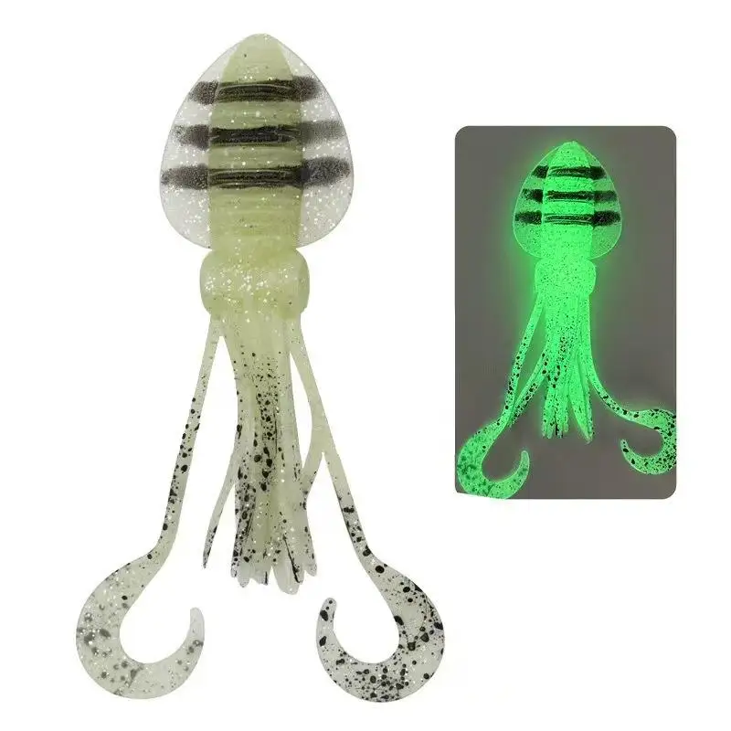 CHEERY 12cm 15cm 18cm PVC Luminous Squid Fishing Bait Tuna Sea ABS Pencil Lure - view 9