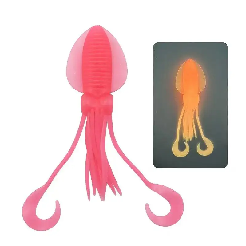 CHEERY 12cm 15cm 18cm PVC Luminous Squid Fishing Bait Tuna Sea ABS Pencil Lure - view 10