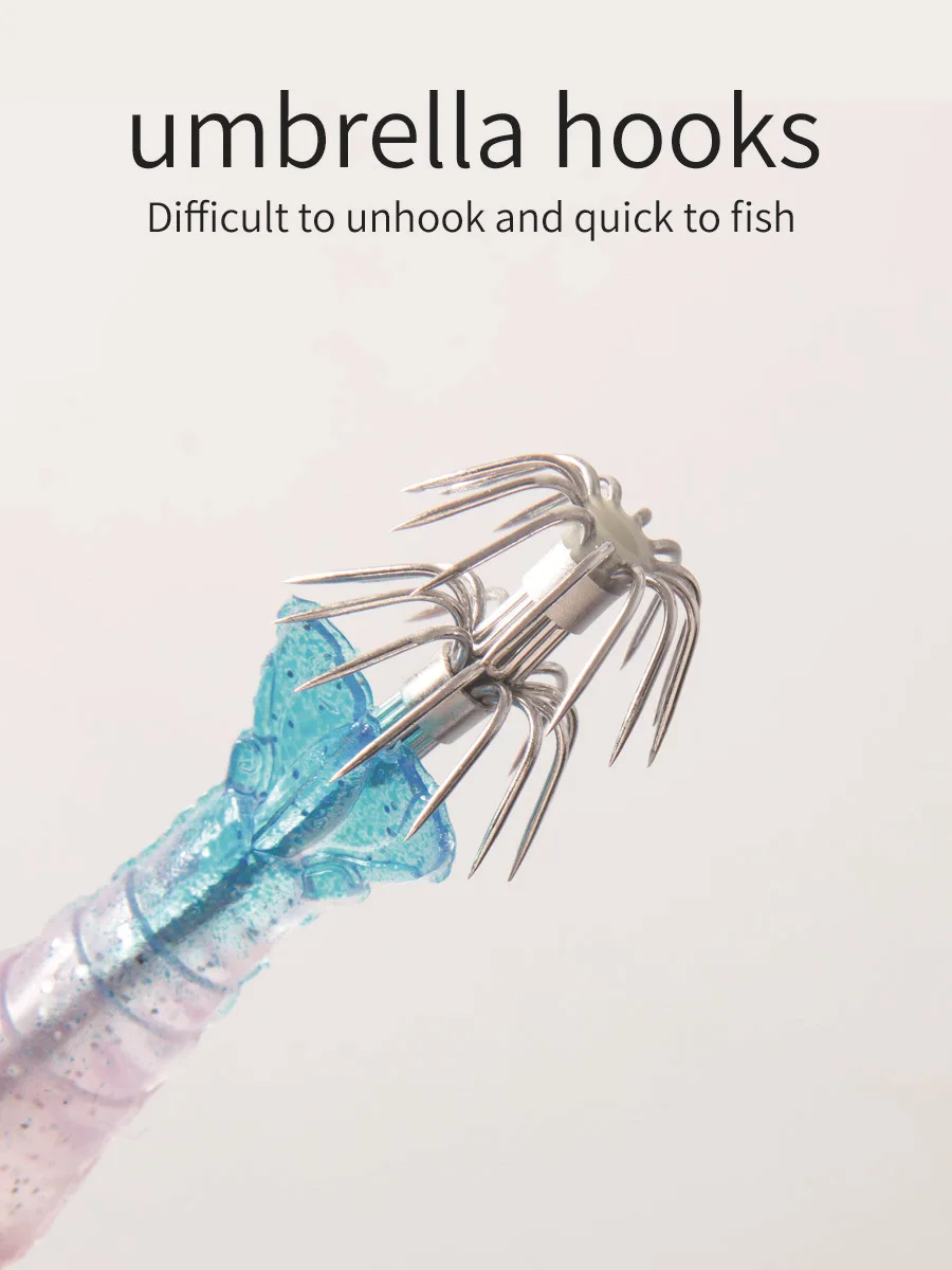 CHEERY 9.5g ABS Soft Shrimp Squid Saltwater Luminous Fishing Bait ABS Pencil Lure - view 1