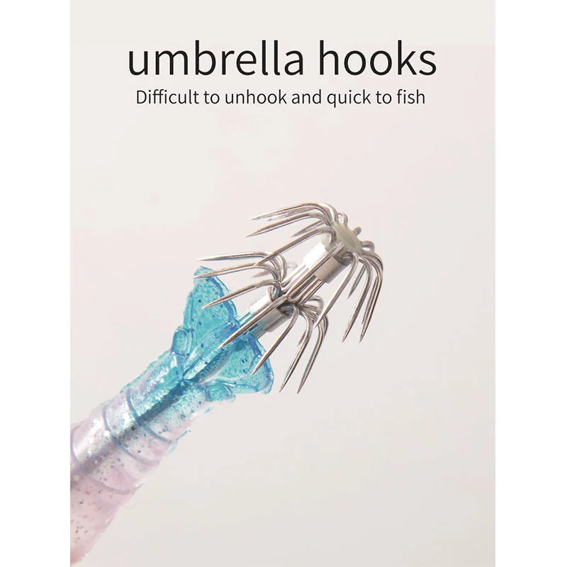 CHEERY 9.5g ABS Soft Shrimp Squid Saltwater Luminous Fishing Bait ABS Pencil Lure - view 7
