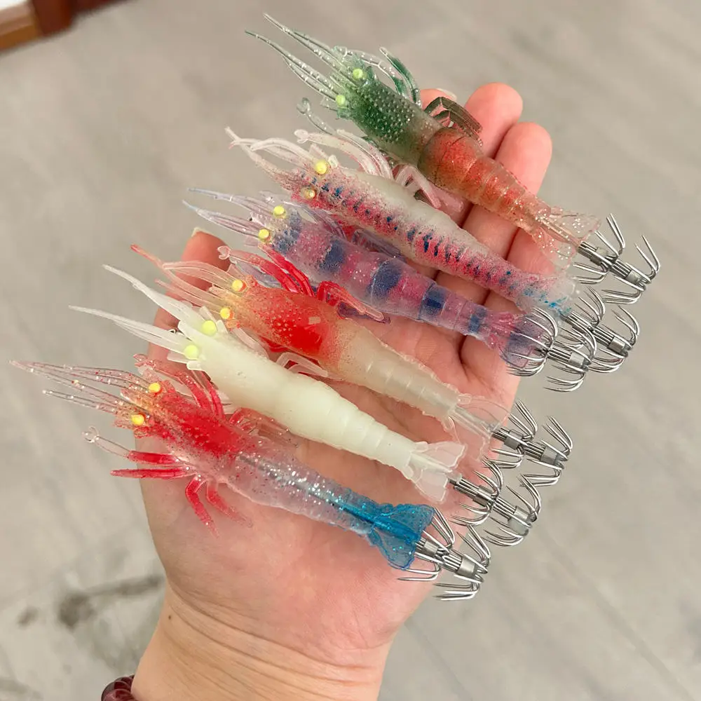 CHEERY 9.5g ABS Soft Shrimp Squid Saltwater Luminous Fishing Bait ABS Pencil Lure - view 9