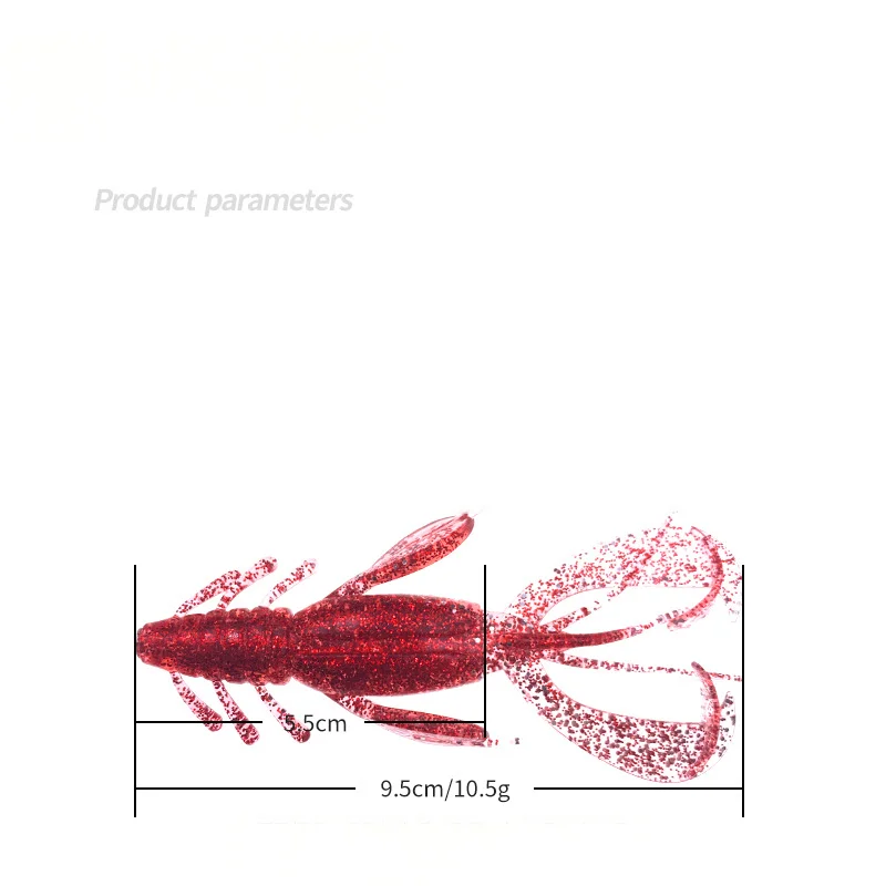 CHEERY 10 cm /10.5 g 9 PVC Soft Lure Fishing Bait for Bass ABS Pencil Lure - view 2