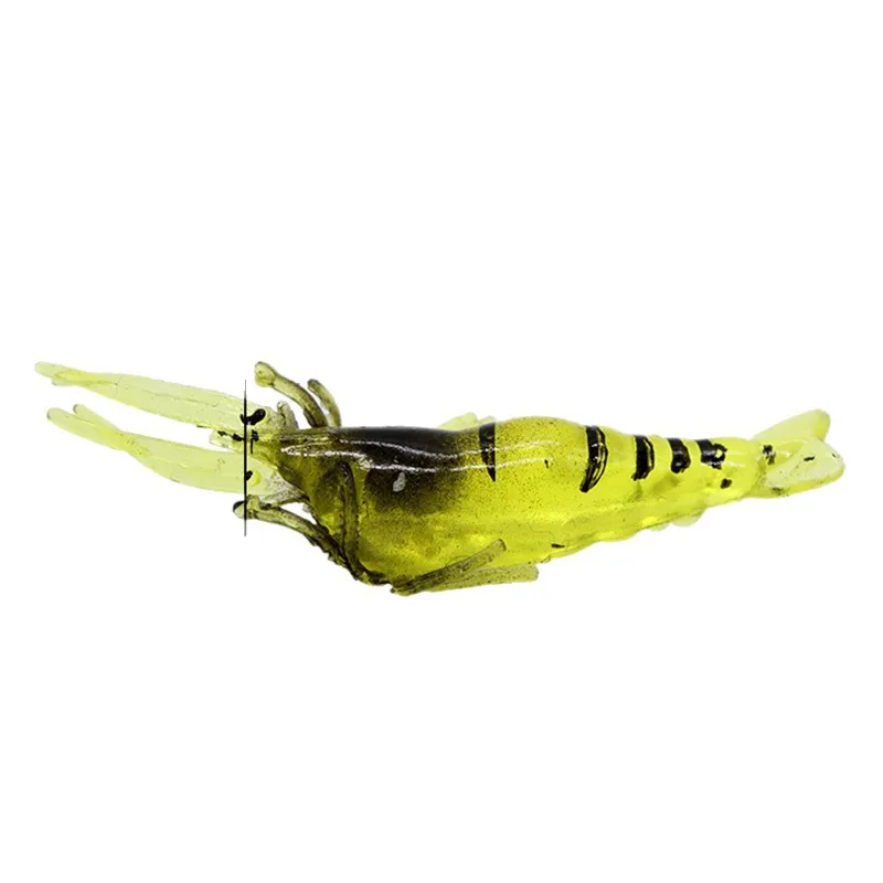CHEERY 10 / T-BAIT SS-2 Luminous Soft Shrimp Artificial Fishing ABS Pencil Lure - view 14