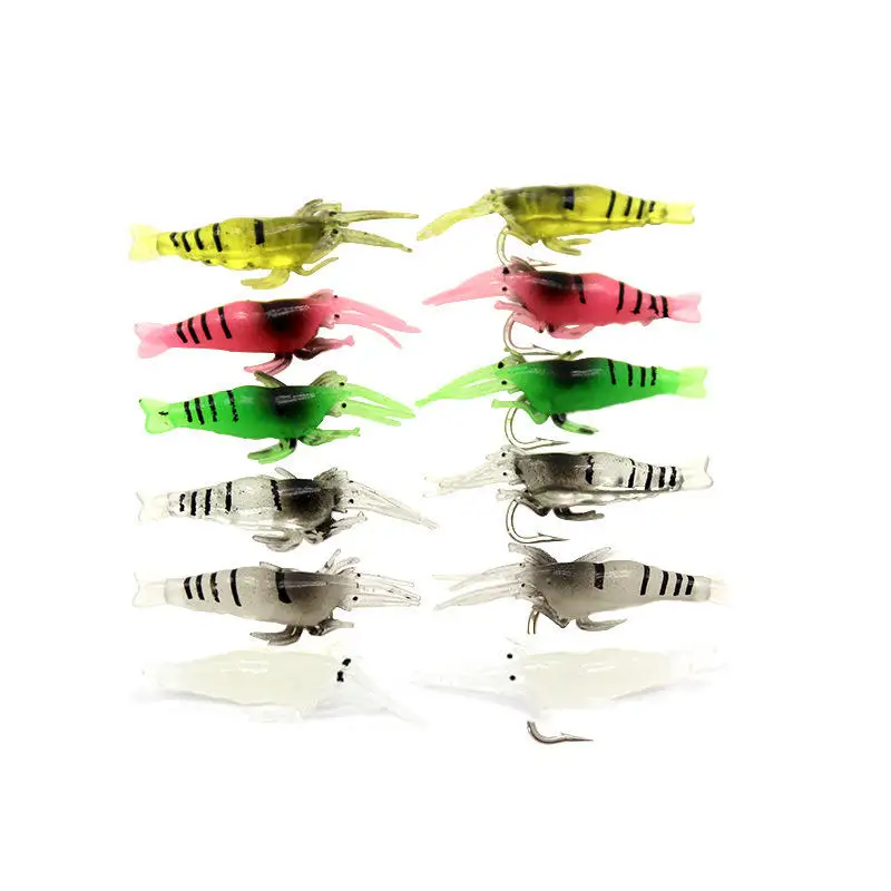 CHEERY 10 / T-BAIT SS-2 Luminous Soft Shrimp Artificial Fishing ABS Pencil Lure - view 5