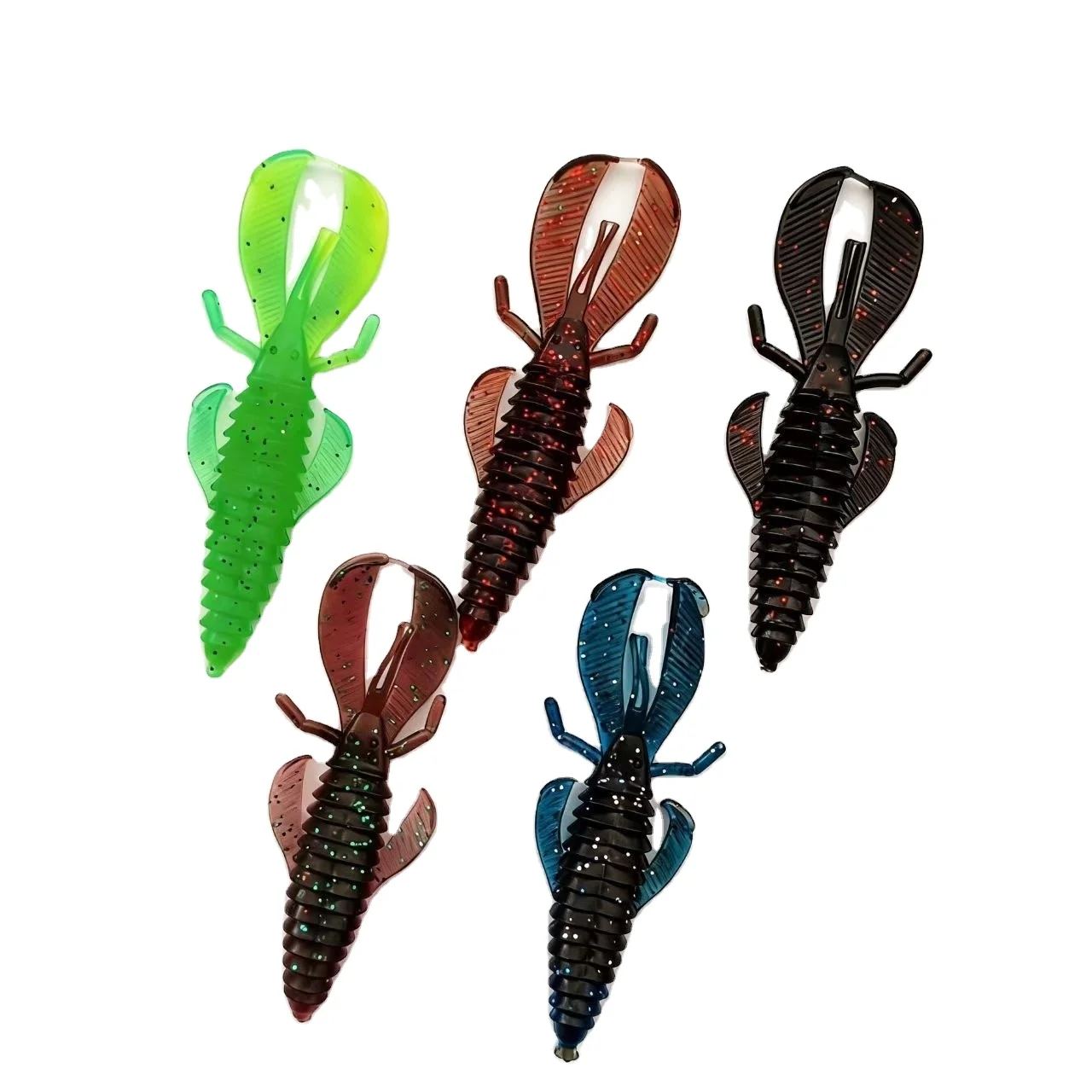 Soft Shrimp 8 cm 4.7 g Lure Stainless Steel Fishing Bait
