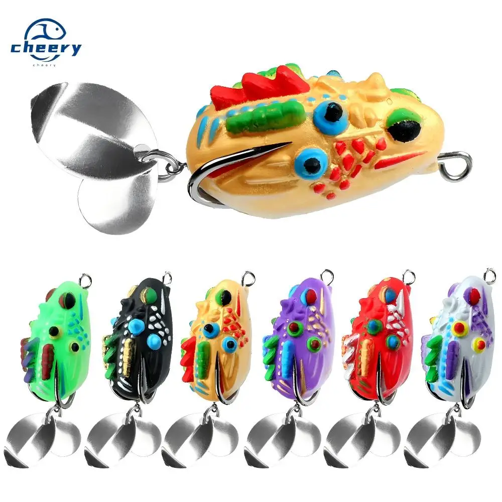 CHEERY 3.5 cm 5.4 g Silicone Fishing Bait, for Salmon Catfish, ,