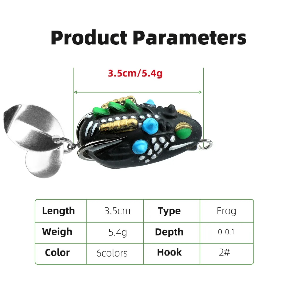 CHEERY 3.5 cm 5.4 g Silicone Fishing Bait, for Salmon Catfish, , ABS Pencil Lure - view 1
