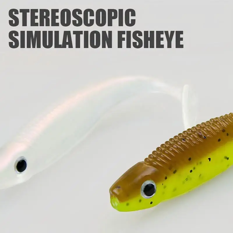 CHEERY Artificial Fishing Bait, Lure Soft Rubber Plastic Shrimp, ABS Pencil Lure - view 5