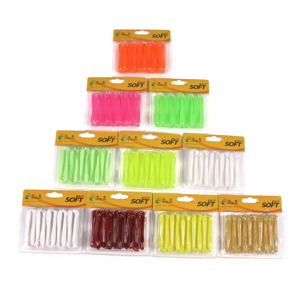 CHEERY 70 mm Soft Swimbait 20 / 10 Colour T Plastic Lure, for ABS Pencil Lure - view 14