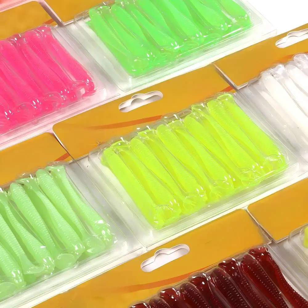 CHEERY 70 mm Soft Swimbait 20 / 10 Colour T Plastic Lure, for ABS Pencil Lure - view 1