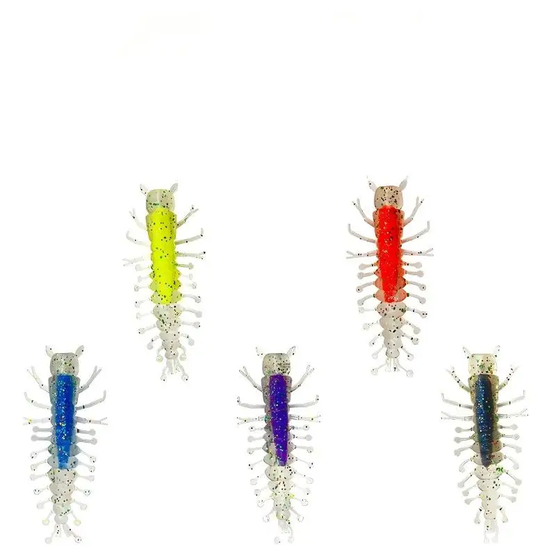 CHEERY 6 cm 1.7 g TPR Soft Lure Hellgrammite Plastic Fishing Bait ABS Pencil Lure - view 3