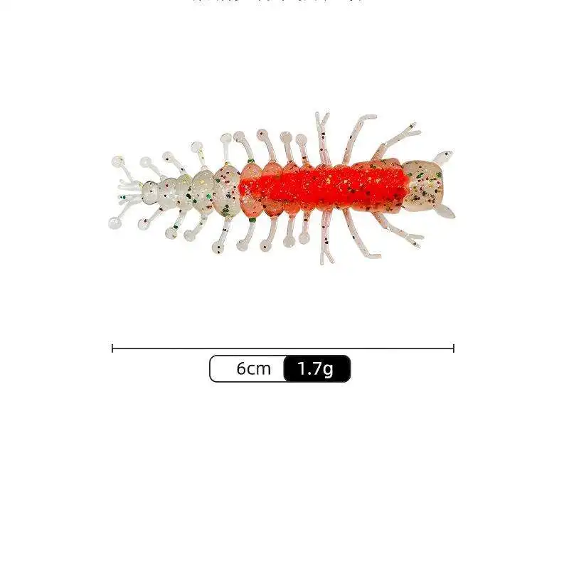 CHEERY 6 cm 1.7 g TPR Soft Lure Hellgrammite Plastic Fishing Bait ABS Pencil Lure - view 5