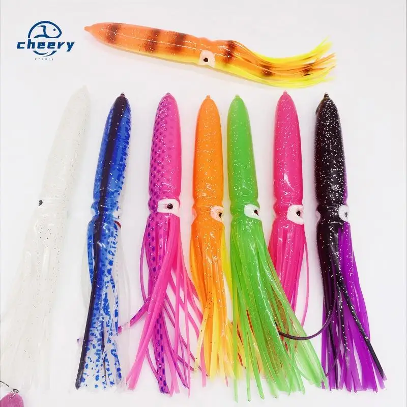 CHEERY 22 cm Soft Lure Octopus Squid Cuttlefish Sea Fishing
