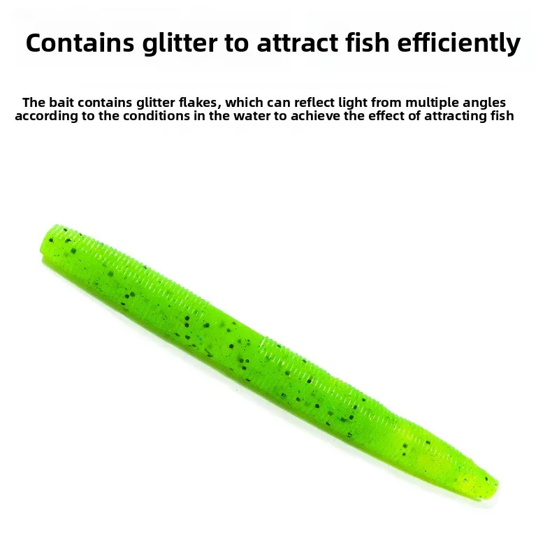 PVC Carp Soft Lure Lead Artificial Fishing Bait 8 ABS Pencil Lure - view 4