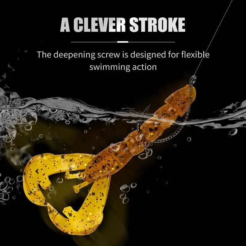 Cheery 15 / Silicone Soft Fishing Bait Shrimp 4 cm /0.45 g ABS Pencil Lure - view 8